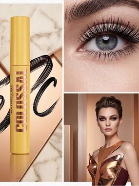 NEW Maybelline Colossal Mascara Tube - Yellow